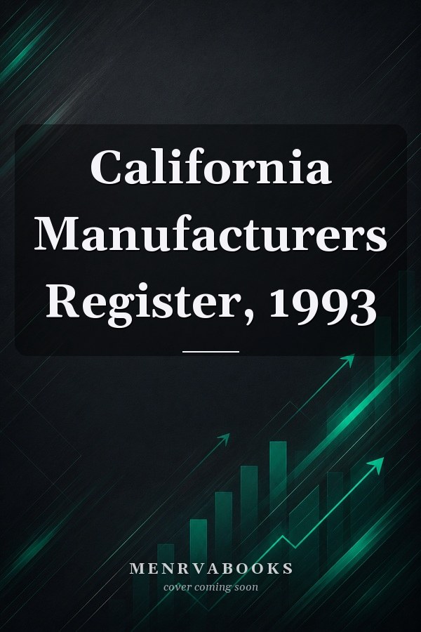 California Manufacturers Register, 1993
