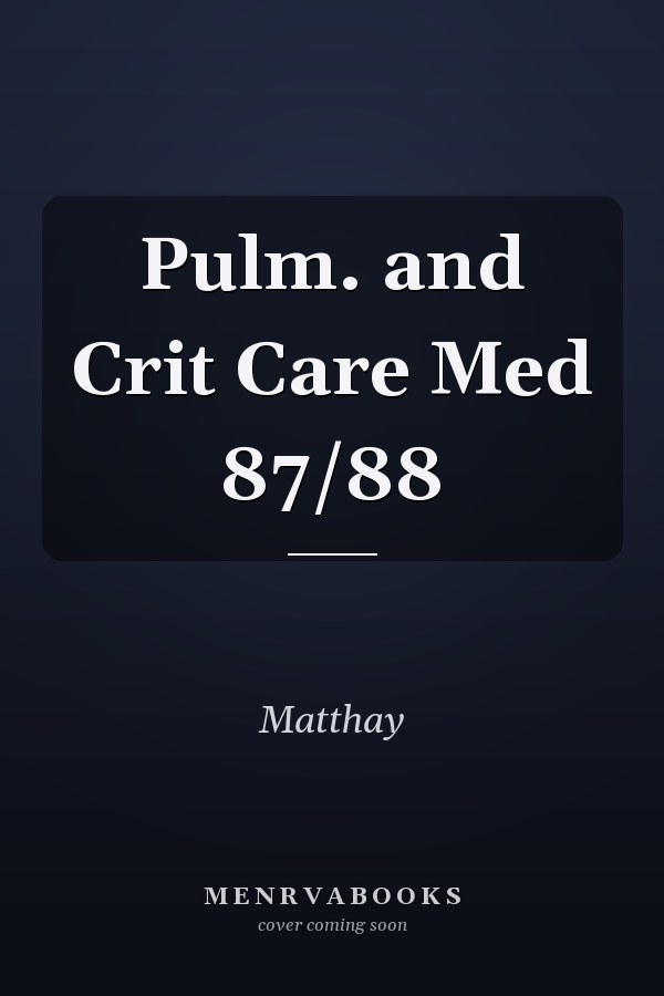 Pulm. and Crit Care Med 87/88