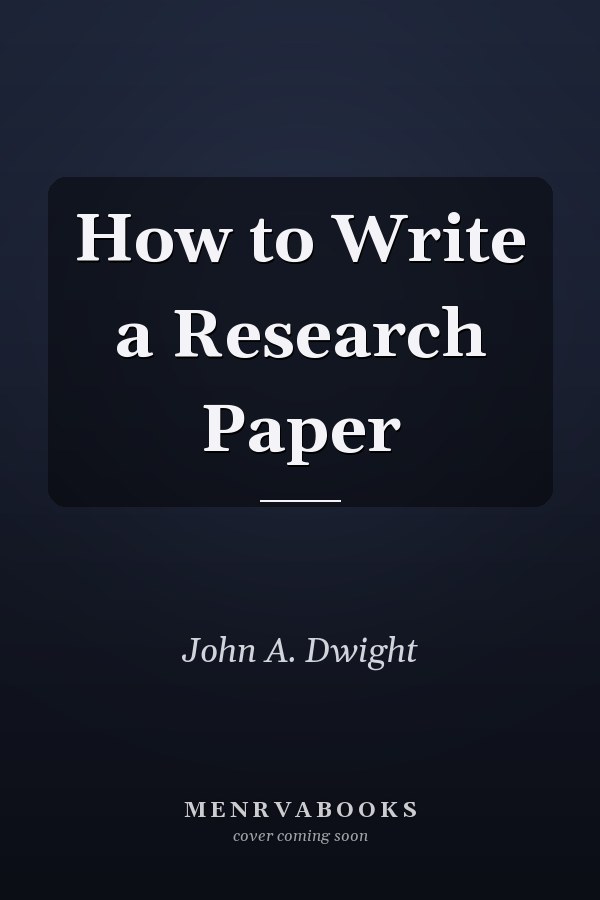 How to Write a Research Paper