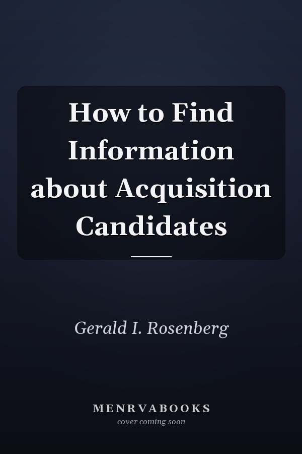 How to Find Information about Acquisition Candidates