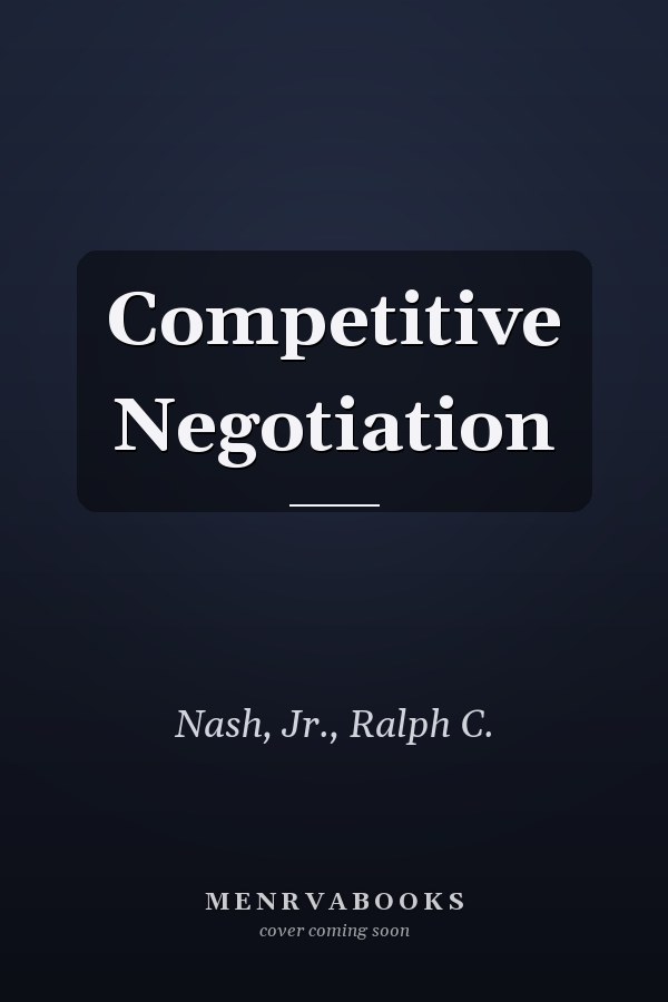 Competitive Negotiation