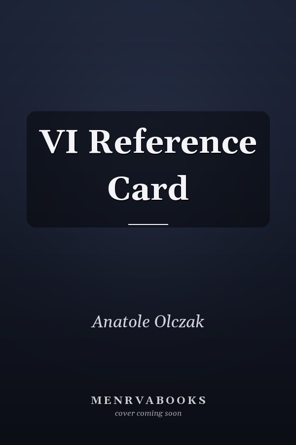 VI Reference Card