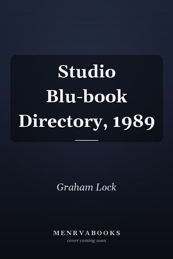 Studio Blu-book Directory, 1989