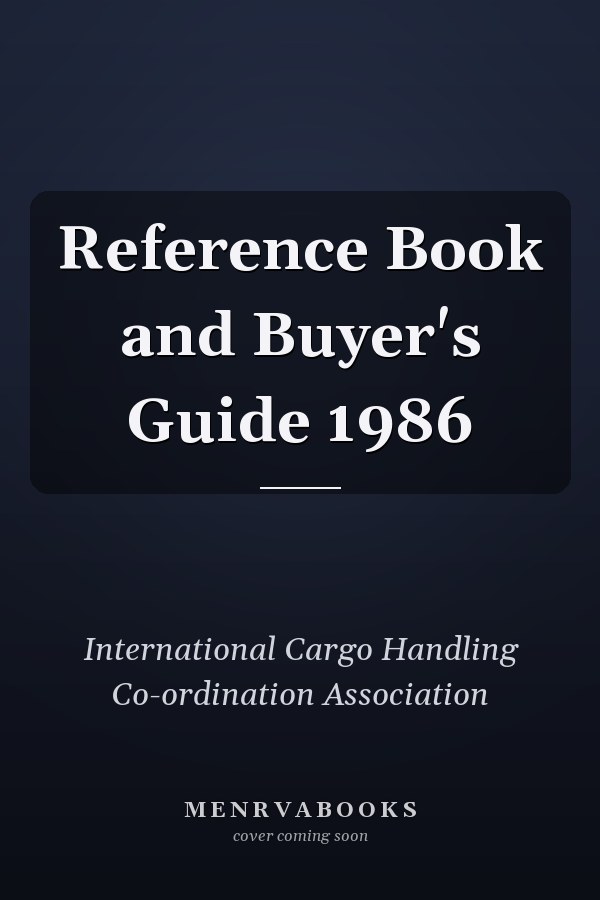 Reference Book and Buyer's Guide 1986