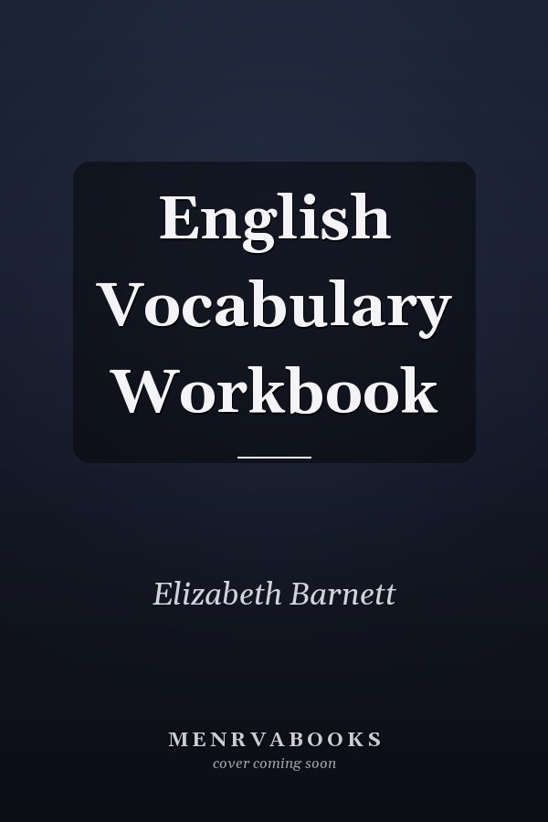 English Vocabulary Workbook