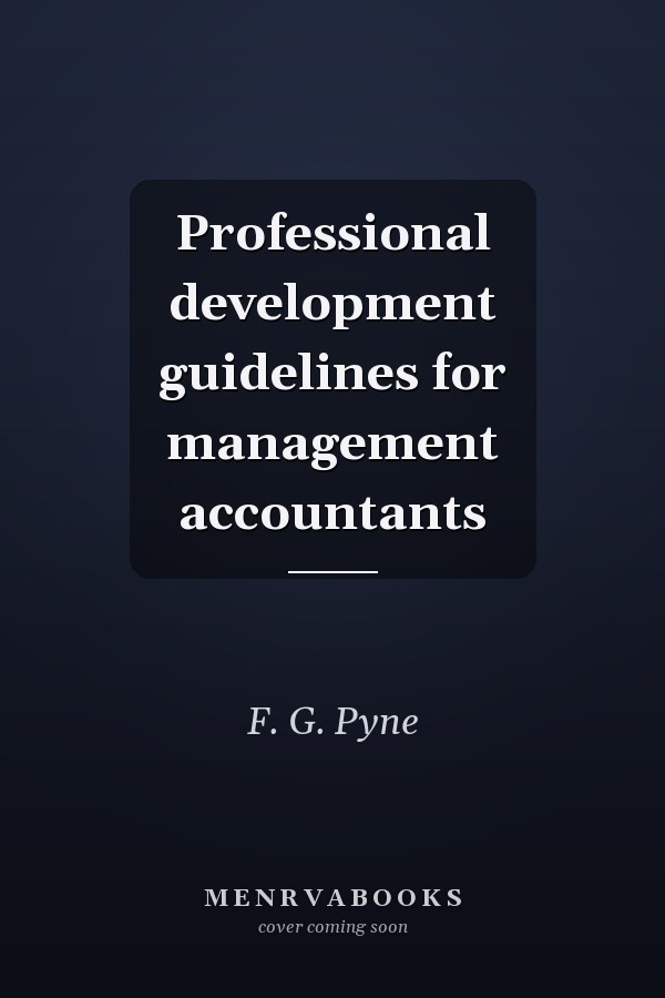 Professional development guidelines for management accountants