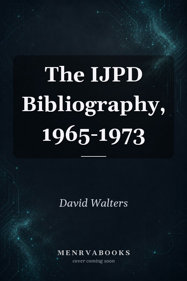 The IJPD Bibliography, 1965-1973