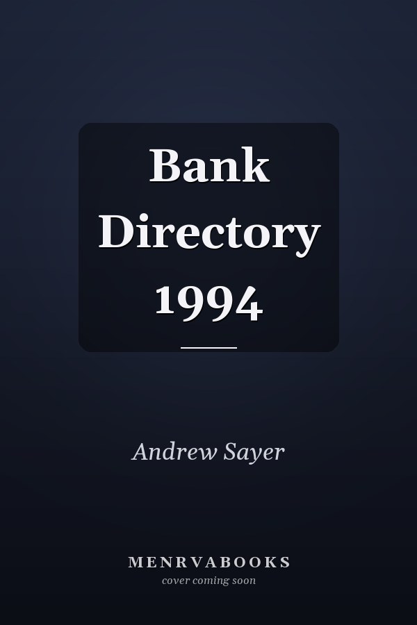 Bank Directory 1994