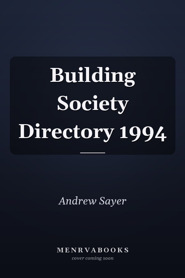 Building Society Directory 1994