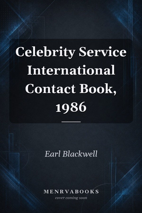 Celebrity Service International Contact Book, 1986
