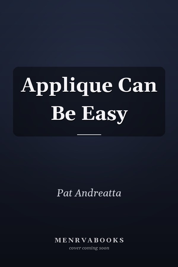 Applique Can Be Easy