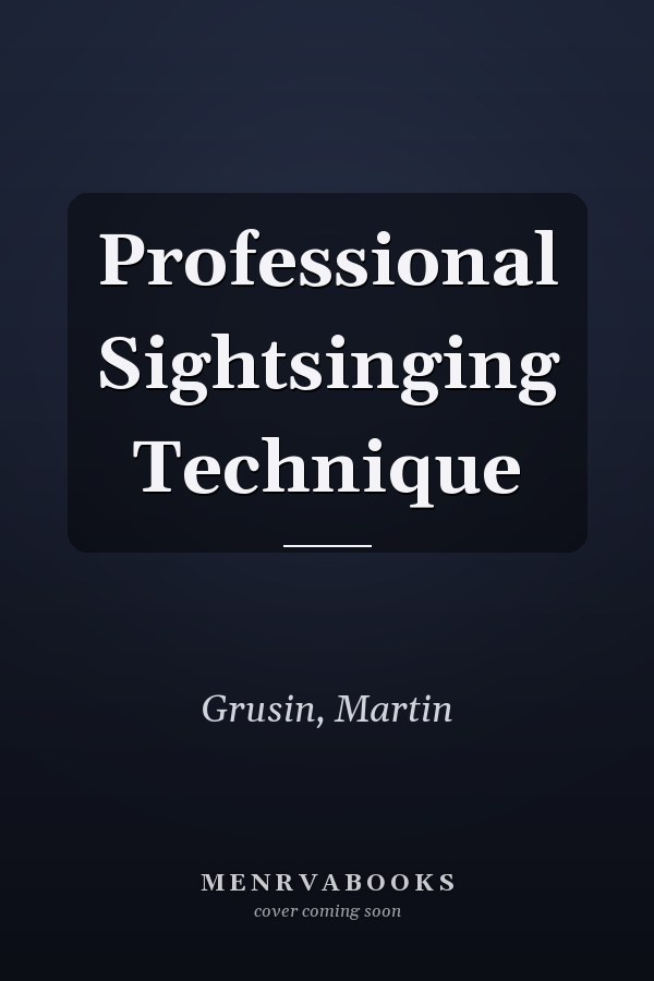 Professional Sightsinging Technique
