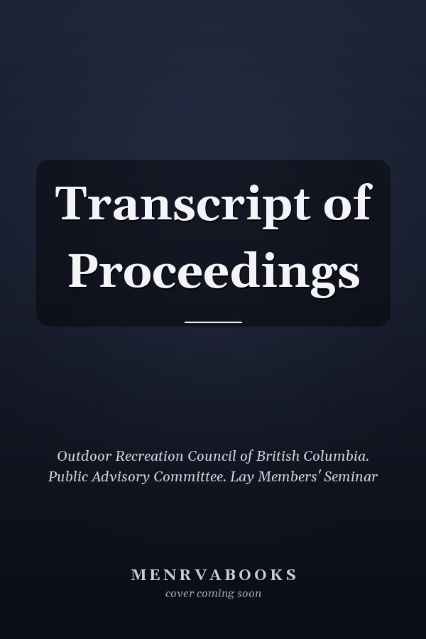 Transcript of Proceedings