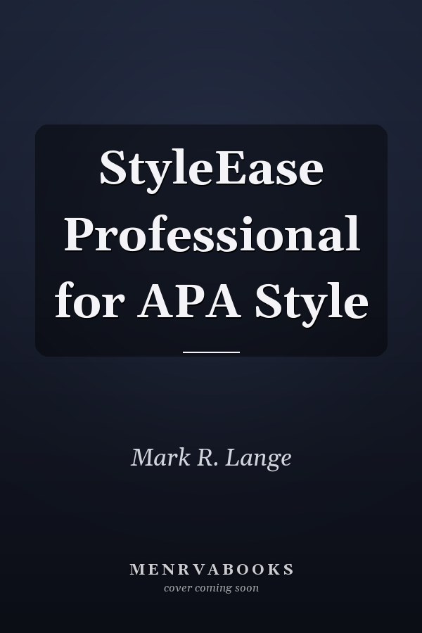 StyleEase Professional for APA Style