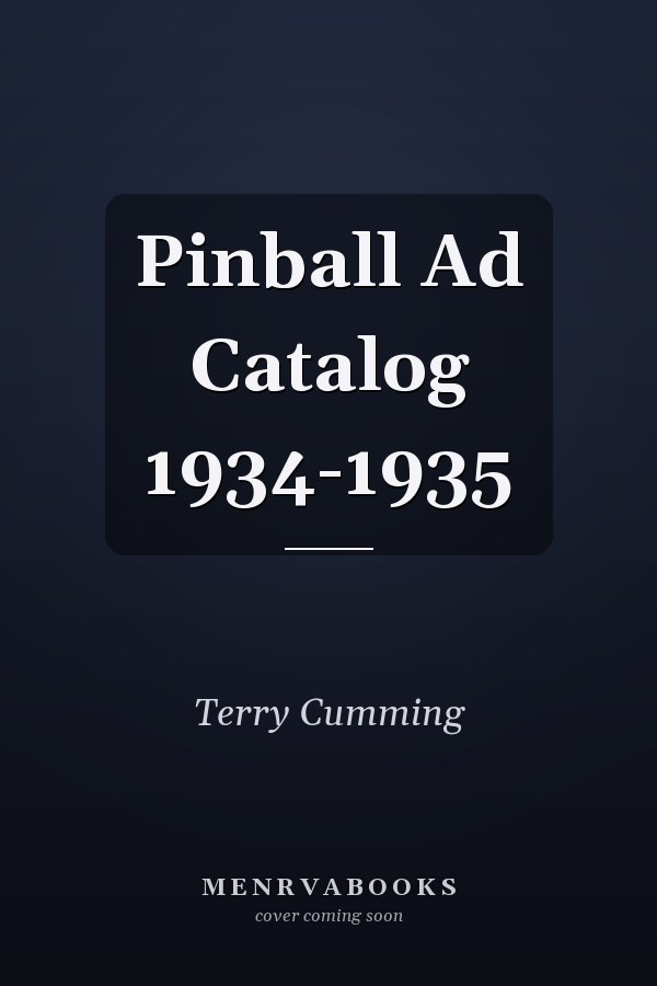 Pinball Ad Catalog 1934-1935