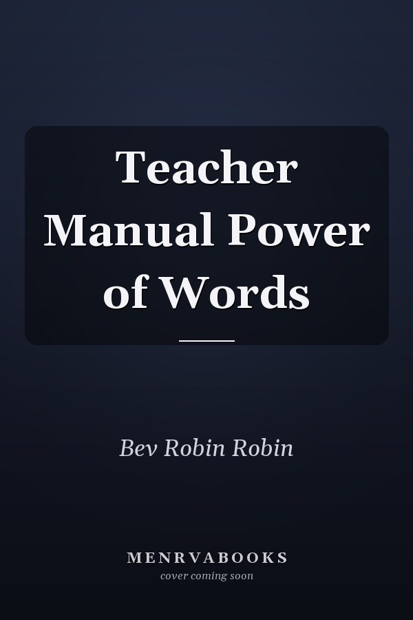 Teacher Manual Power of Words