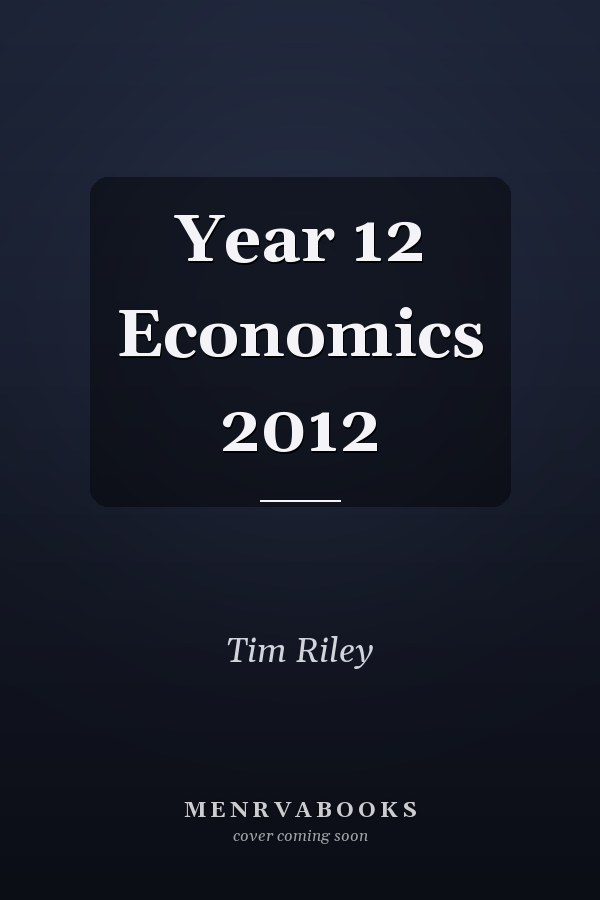 Year 12 Economics 2012