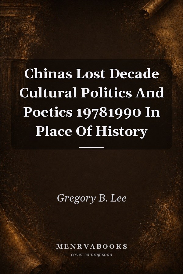Chinas Lost Decade Cultural Politics And Poetics 19781990 In Place Of History