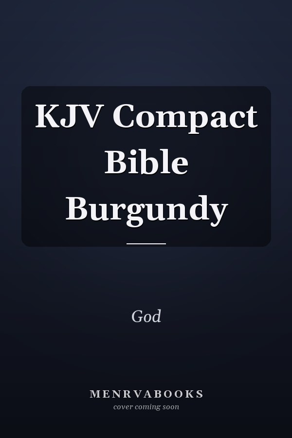 KJV Compact Bible Burgundy