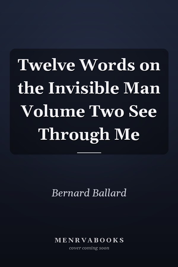 Twelve Words on the Invisible Man Volume Two See Through Me