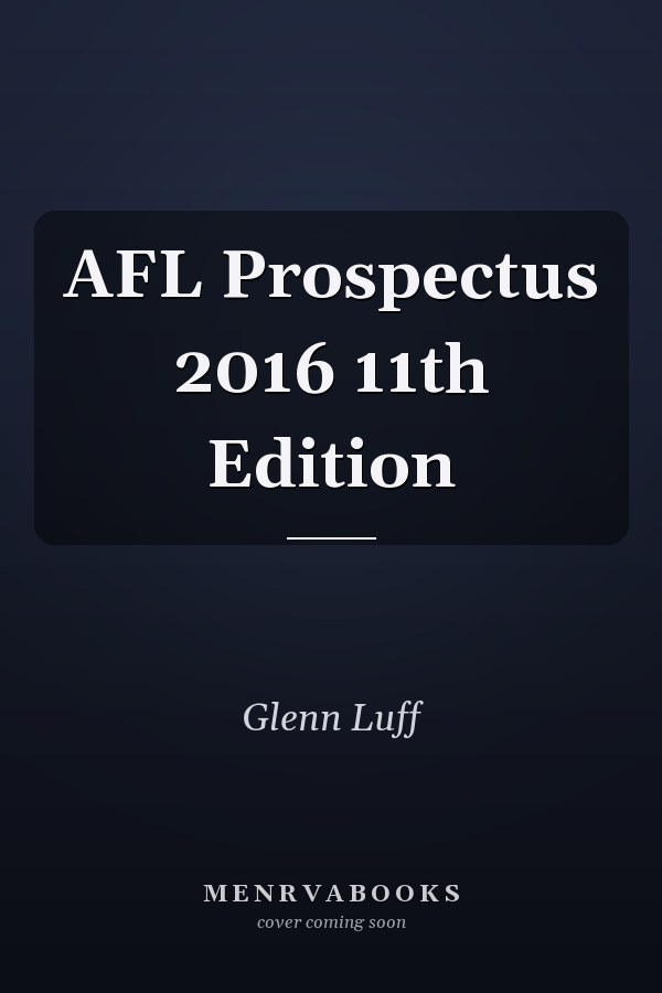 AFL Prospectus 2016 11th Edition