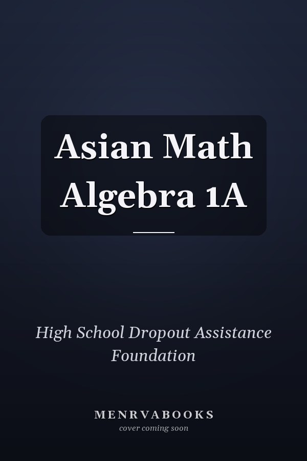 Asian Math Algebra 1A