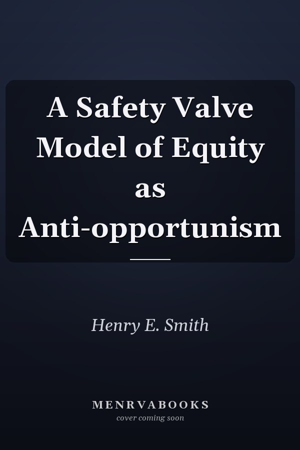 A Safety Valve Model of Equity as Anti-opportunism