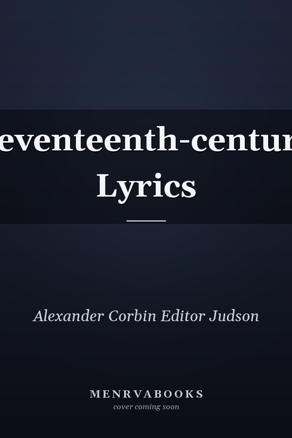 Seventeenth-century Lyrics