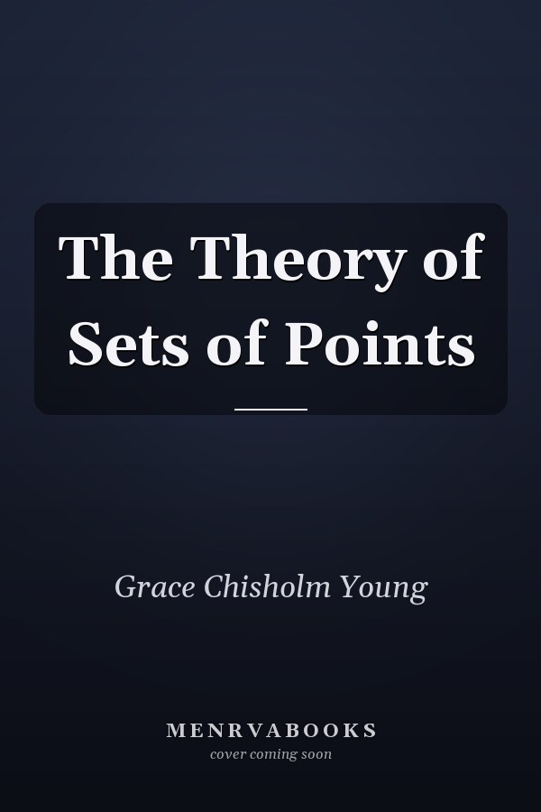 The Theory of Sets of Points