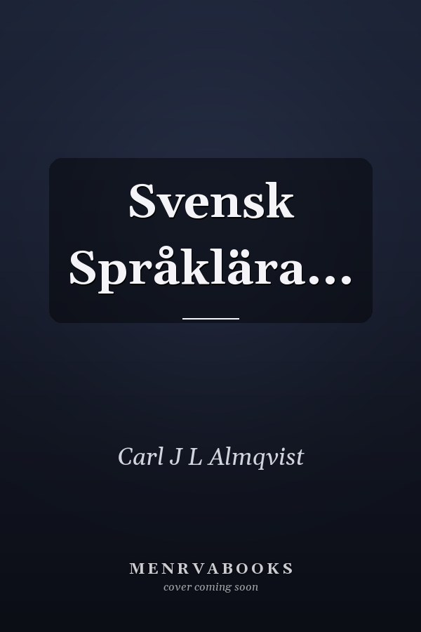 Svensk Språklära...