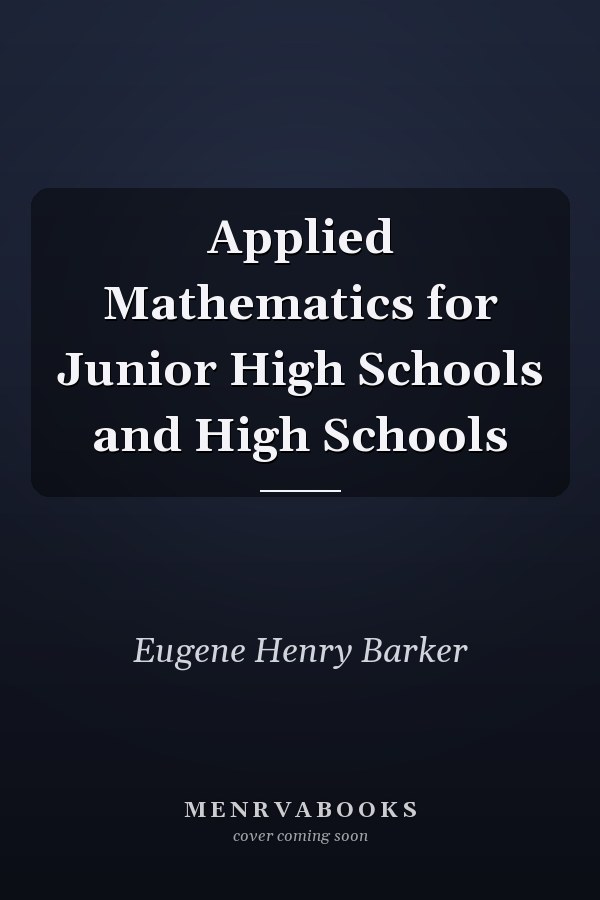 Applied Mathematics for Junior High Schools and High Schools