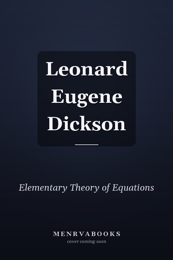 Leonard Eugene Dickson