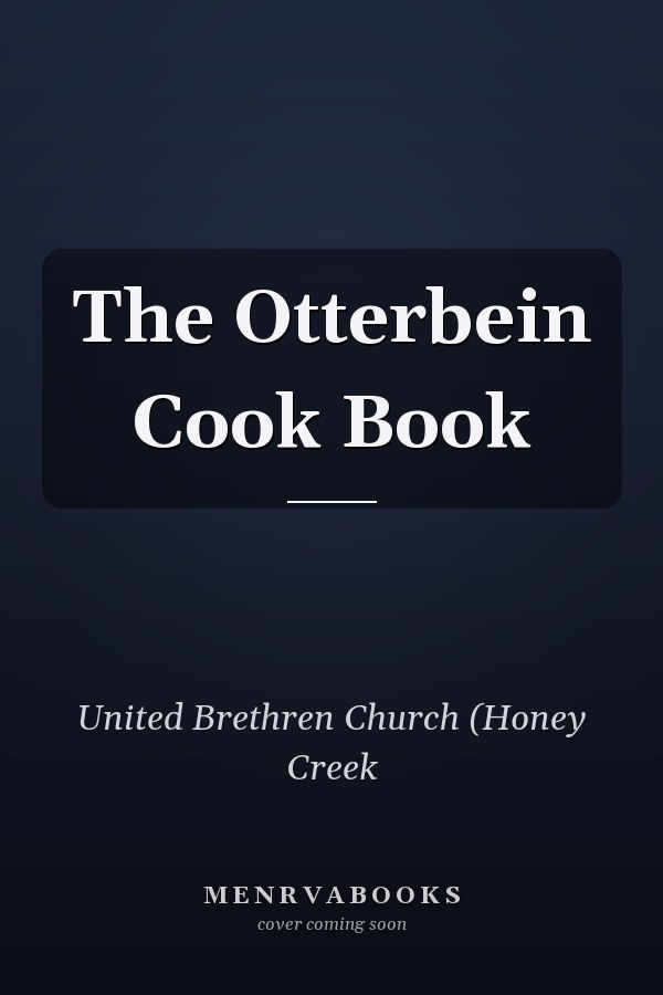 The Otterbein Cook Book