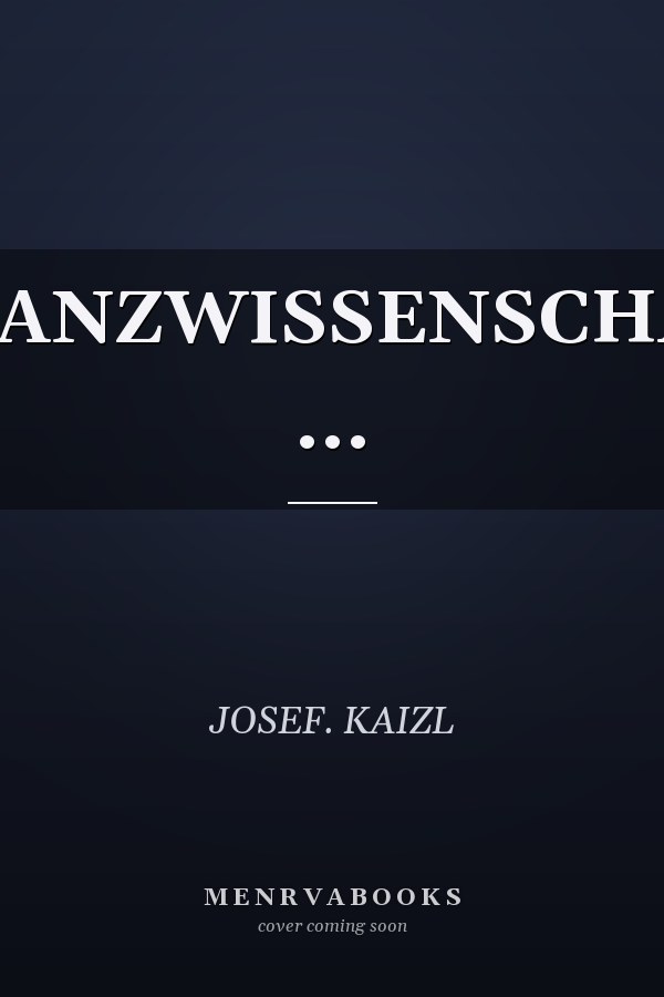 FINANZWISSENSCHAFT ...