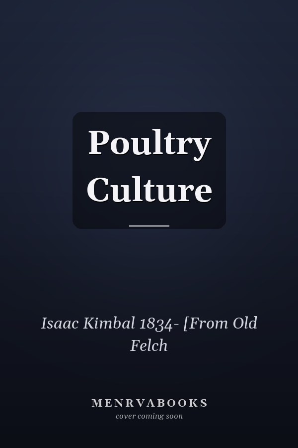 Poultry Culture