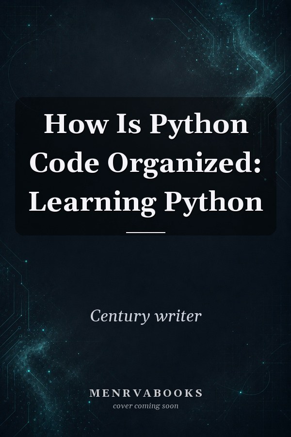 How Is Python Code Organized: Learning Python