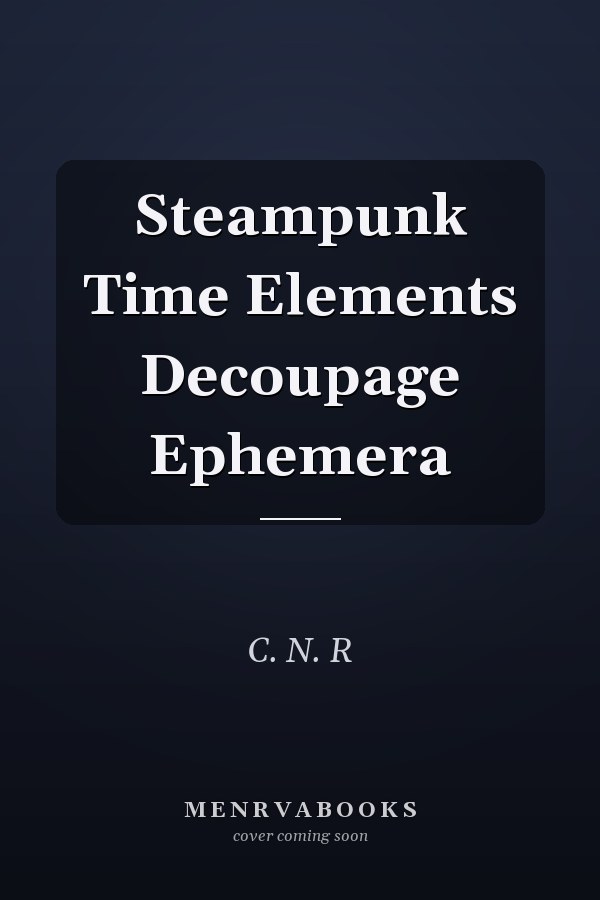Steampunk Time Elements Decoupage Ephemera