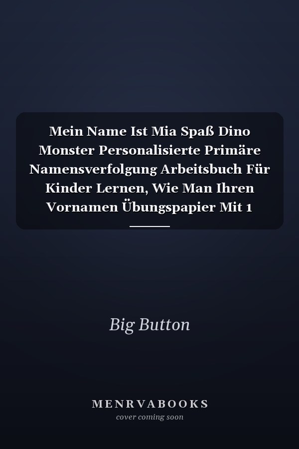 Mein Name Ist Mia Spaß Dino Monster Personalisierte Primäre Namensverfolgung Arbeitsbuch Für Kinder Lernen, Wie Man Ihren Vornamen Übungspapier Mit 1 Linien Für Kinder in Vorschule und Kindergarten Schreiben