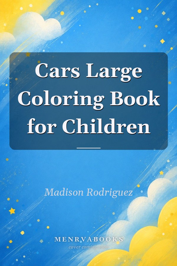 Cars Large Coloring Book for Children
