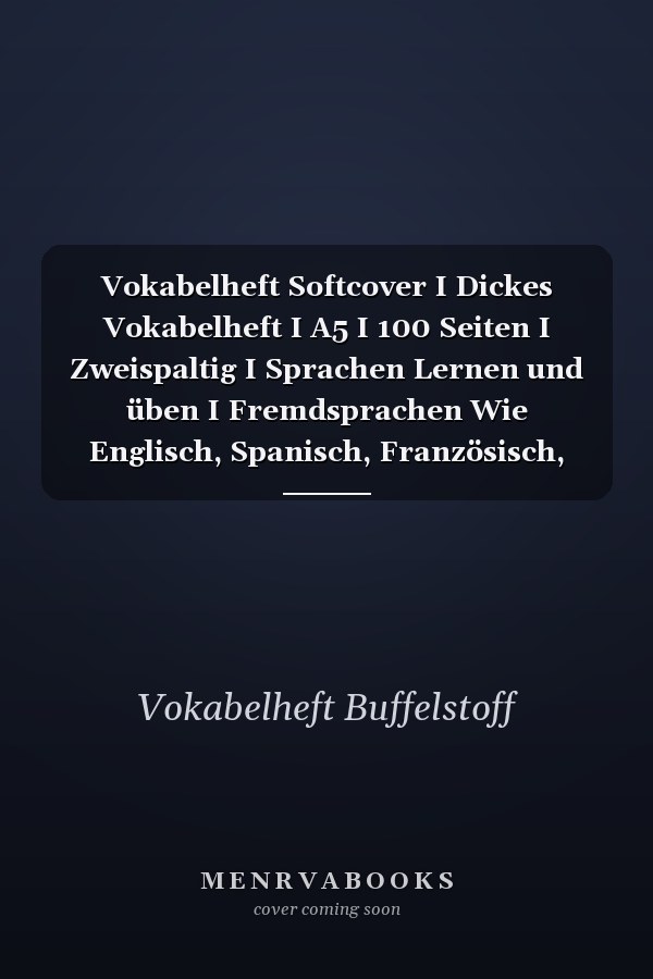 Vokabelheft Softcover I Dickes Vokabelheft I A5 I 100 Seiten I Zweispaltig I Sprachen Lernen und üben I Fremdsprachen Wie Englisch, Spanisch, Französisch, Latein I Für Schüler I Für Studenten I Für Erwachsene I Geschenk Zum Schulstart I Motiv: Fruit