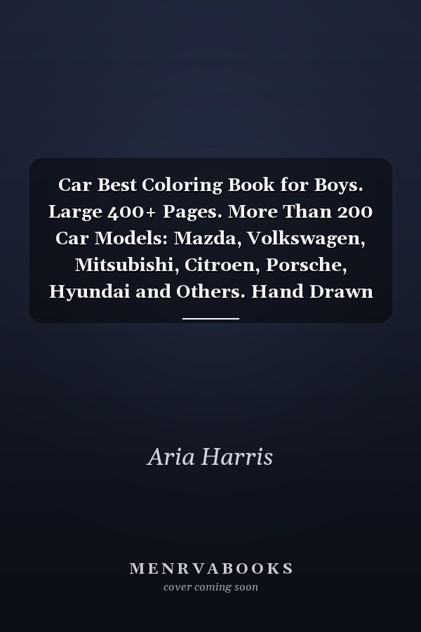 Car Best Coloring Book for Boys