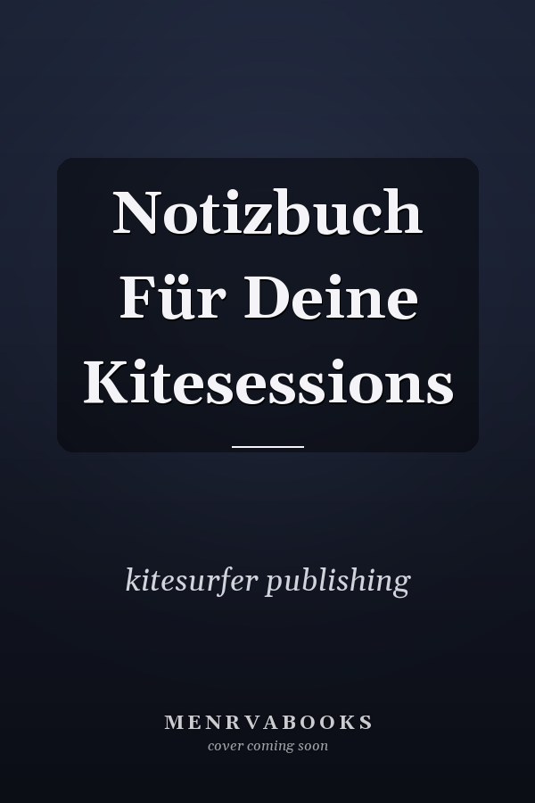 Notizbuch Für Deine Kitesessions