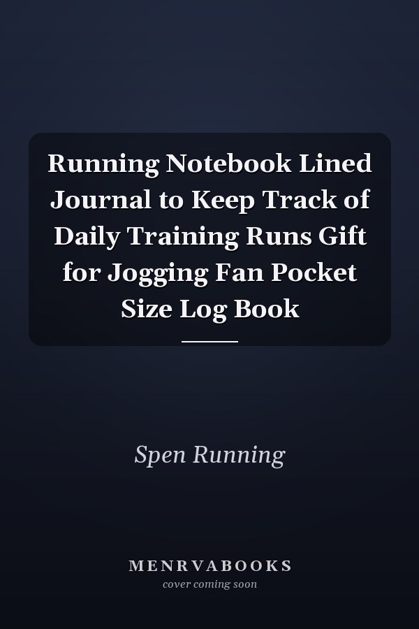 Running Notebook Lined Journal to Keep Track of Daily Training Runs Gift for Jogging Fan Pocket Size Log Book