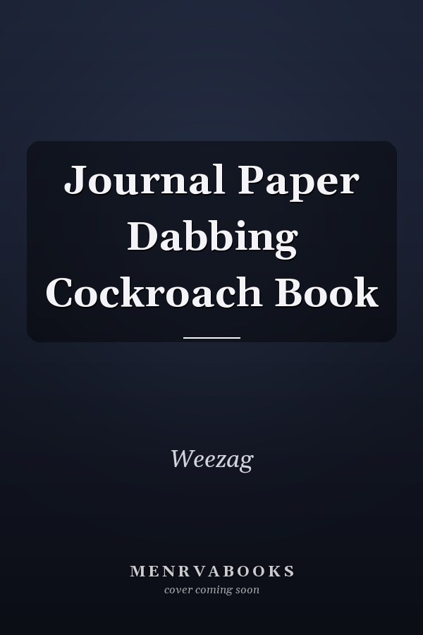 Journal Paper Dabbing Cockroach Book
