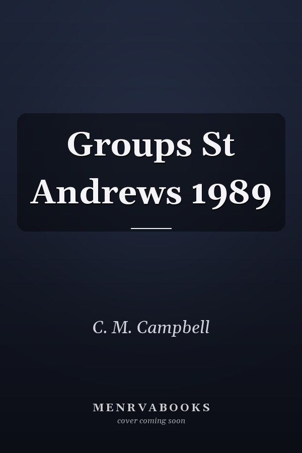 Groups St Andrews 1989