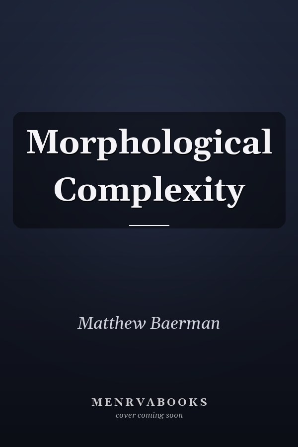 Morphological Complexity