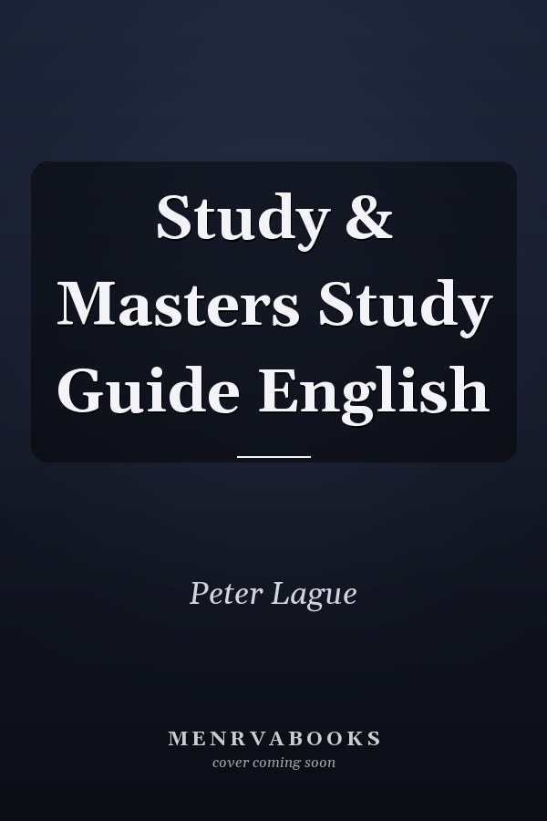 Study & Masters Study Guide English