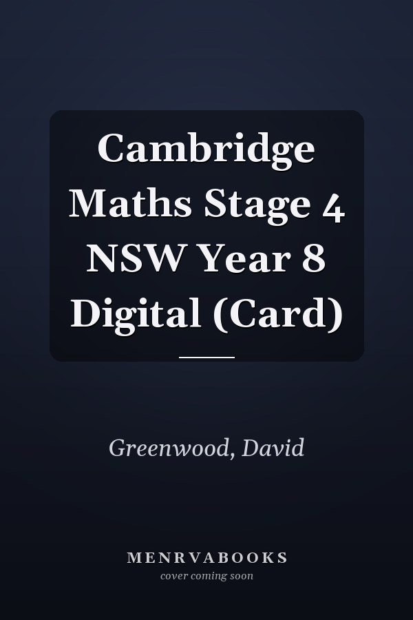Cambridge Maths Stage 4 NSW Year 8 Digital (Card)