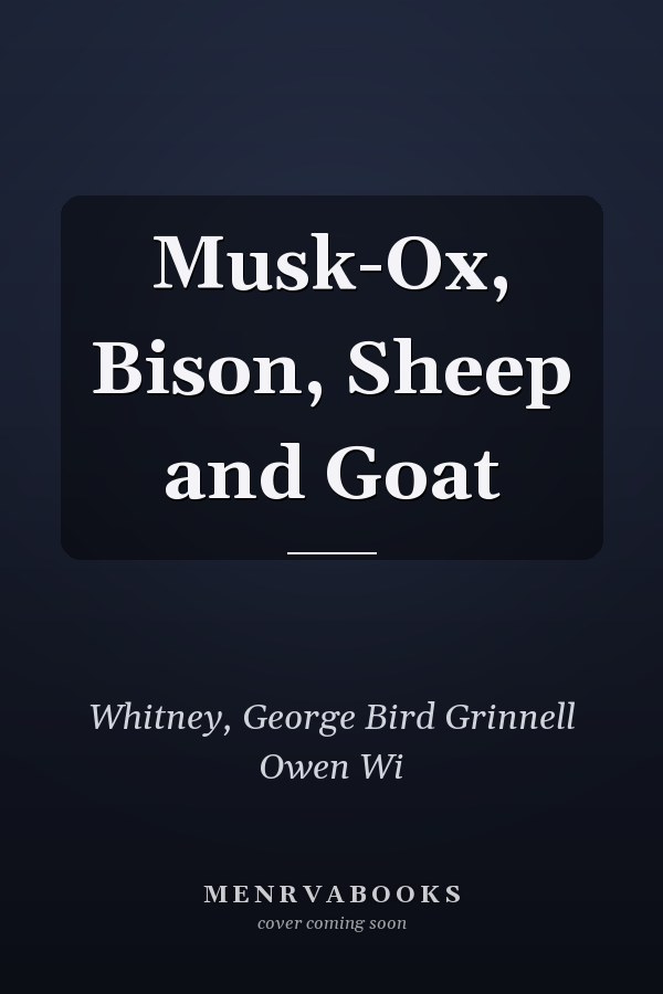 Musk-Ox, Bison, Sheep and Goat