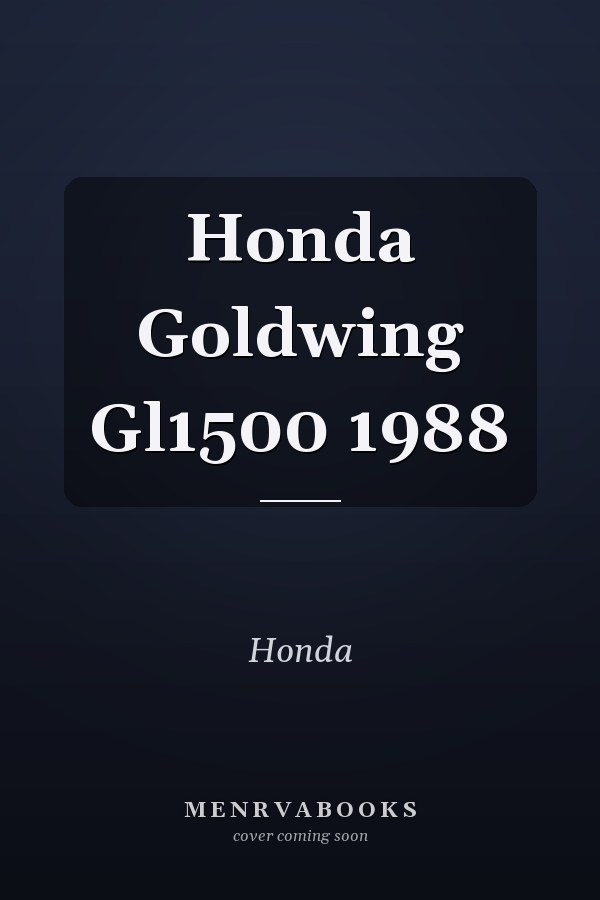 Honda Goldwing GL1500 1988